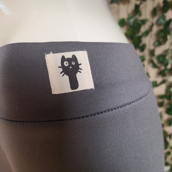 Women's Warm Winter Cozy Grey Thermal Fleece Plush Lined Leggings - Picture 8 of 13